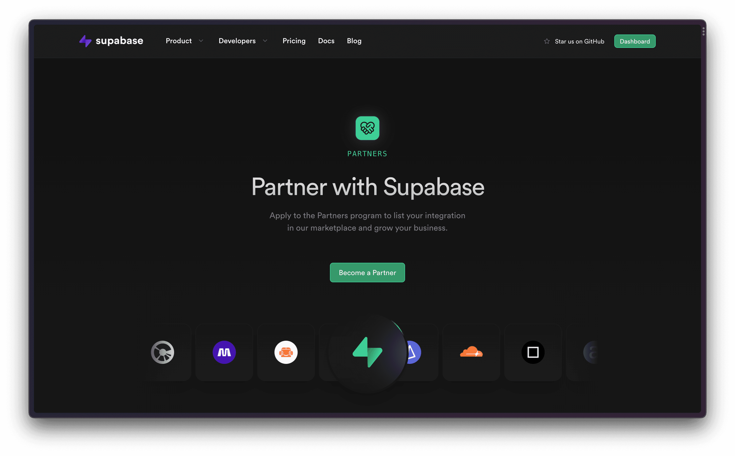 Partner with Supabase